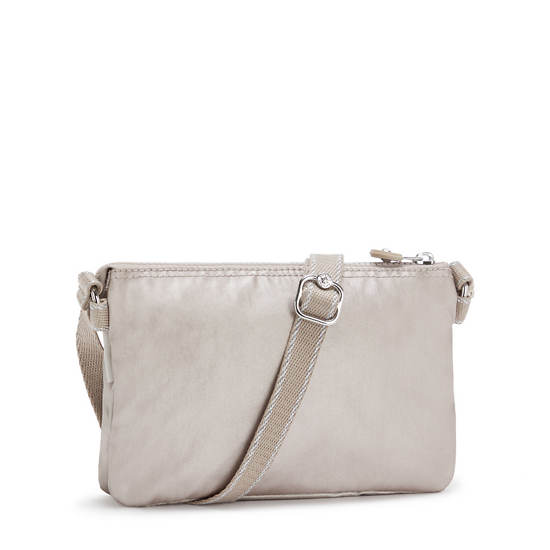 Kipling Creativity XB Metallic Crossbody Táska Bézs | HU 1105AH